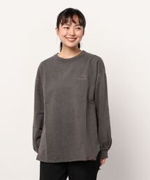 【 Manhattan Portage / マンハッタンポーテージ 】 ロングスリーブ スリット プリントTシャツ 21FWMPL065 NSB