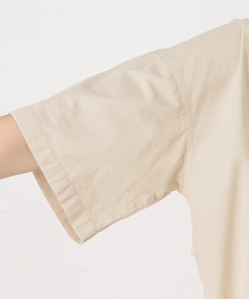 EDWIN（エドウィン）の「EDWIN エドウィン C17 シーセブンティーン クルーバックフェイクレイヤードシャツ（シャツ/ブラウス・レディース・ベージュ・M/L）」の12枚目の写真