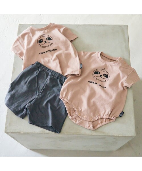 BREEZE（ブリーズ）の「【WEB限定】ゆるアニマルワンマイルウェア（ルームウェア/パジャマ・キッズ・オフホワイト/ベージュ/オレンジ/ブラウン/カーキ・100/120/140/90/130/80/110）」の8枚目の写真