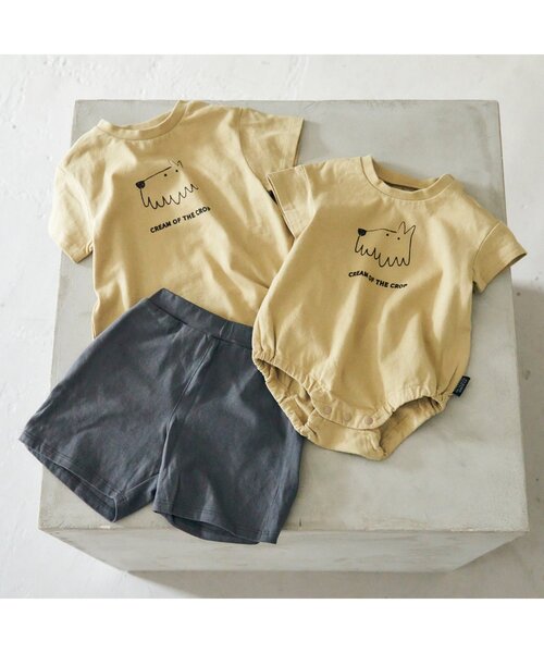 BREEZE（ブリーズ）の「【WEB限定】ゆるアニマルワンマイルウェア（ルームウェア/パジャマ・キッズ・オフホワイト/ベージュ/オレンジ/ブラウン/カーキ・100/120/140/90/130/80/110）」の10枚目の写真