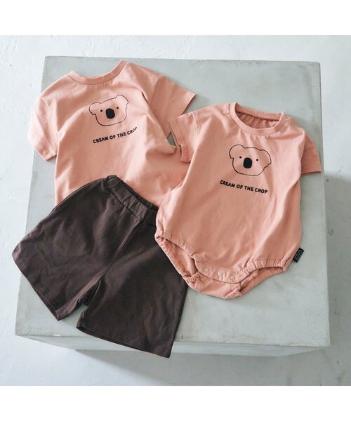 BREEZE（ブリーズ）の「【WEB限定】ゆるアニマルワンマイルウェア（ルームウェア/パジャマ・キッズ・オフホワイト/ベージュ/オレンジ/ブラウン/カーキ・100/120/140/90/130/80/110）」の11枚目の写真