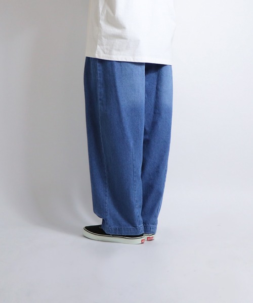 ILL'S（イルズ）の「ILL'S / イルズ デニムワイドパンツ（デニムパンツ・メンズ・ネイビー/ブルー/ブルー系その他/グレー・M/L）」の22枚目の写真