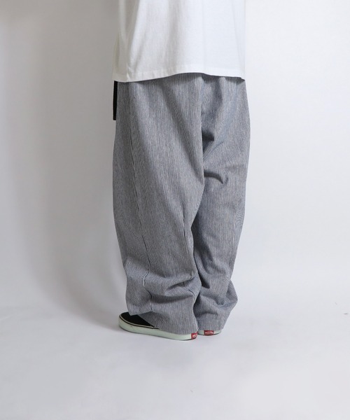 ILL'S（イルズ）の「ILL'S / イルズ デニムワイドパンツ（デニムパンツ・メンズ・ネイビー/ブルー/ブルー系その他/グレー・M/L）」の12枚目の写真