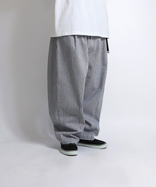 ILL'S（イルズ）の「ILL'S / イルズ デニムワイドパンツ（デニムパンツ・メンズ・ネイビー/ブルー/ブルー系その他/グレー・M/L）」の11枚目の写真