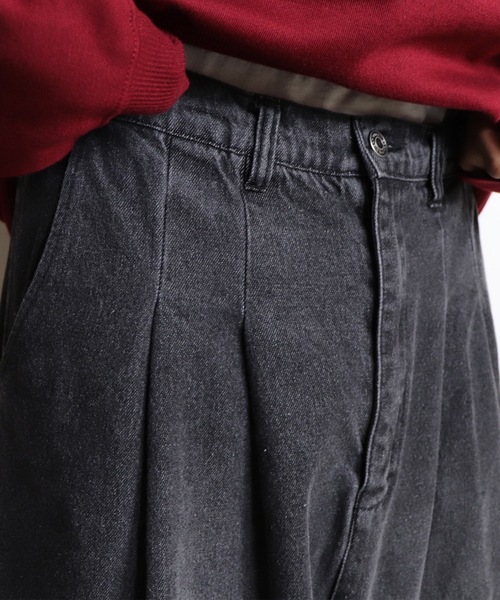 ILL'S（イルズ）の「ILL'S / イルズ デニムワイドパンツ（デニムパンツ・メンズ・ネイビー/ブルー/ブルー系その他/グレー・M/L）」の15枚目の写真