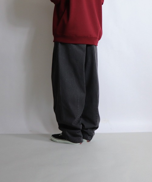 ILL'S（イルズ）の「ILL'S / イルズ デニムワイドパンツ（デニムパンツ・メンズ・ネイビー/ブルー/ブルー系その他/グレー・M/L）」の19枚目の写真