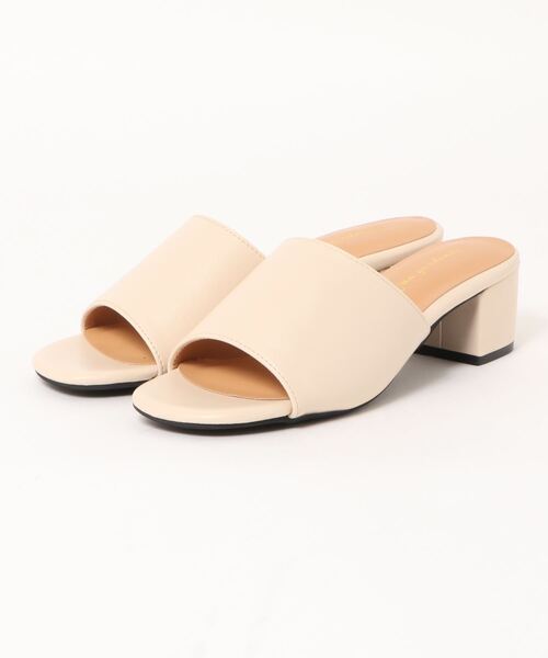 Green　Parks（グリーンパークス）の「・Una gardenia スクエアミュール＊（サンダル・レディース・ベージュ/パイソン/ホワイト/ナチュラル/ブラック・L/M）」の18枚目の写真