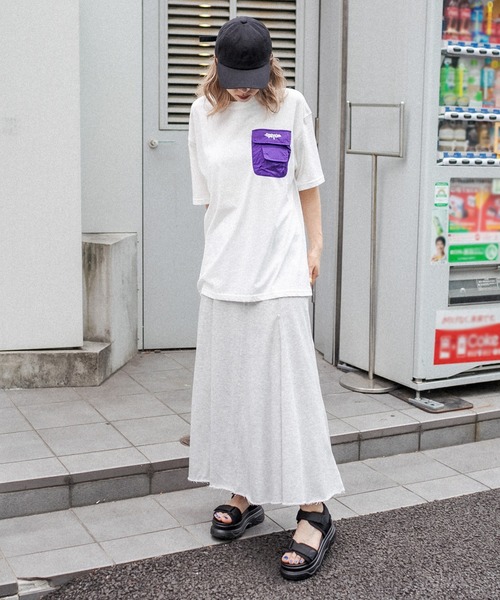 RASVOA(ラスボア)の「ハイスリットスカート(スカート・レディース・ベージュ/グレー/アイボリー/ブラック・FREE)」の13枚目の写真