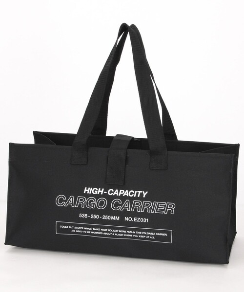 FREAK'S STORE（フリークスストア）の「HIGHTIDE/ハイタイド カーゴバッグ (M)（エコバッグ/サブバッグ・レディース・ブラック/イエロー/オリーブ・ONE SIZE）」の2枚目の写真