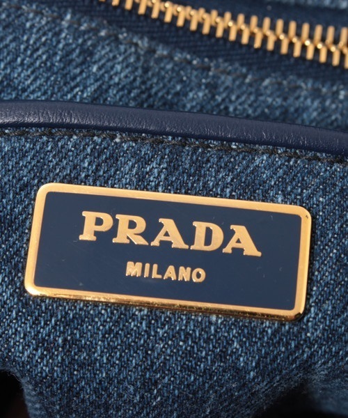 PRADA(プラダ)の「CANAPA デニムトートバッグ(トートバッグ・レディース・ブルー・-)」の8枚目の写真