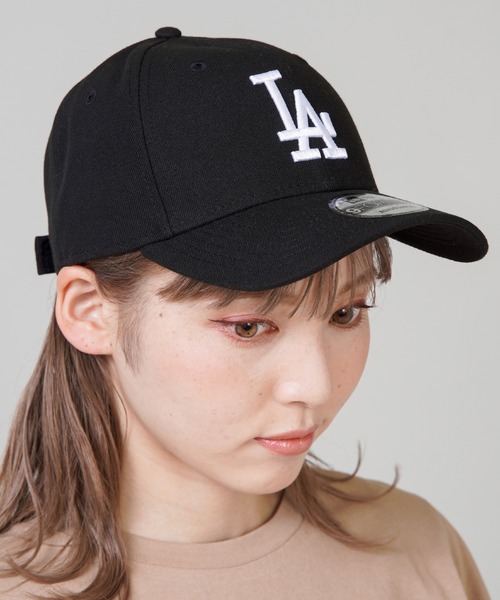 NEW ERA（ニューエラ）の「【NEW ERA / ニューエラ】Los Angeles Dodgers・ロサンゼルス ドジャース チームロゴ刺繍キャップ（キャップ・レディース・ブラック/ブルー・ONESIZE）」の4枚目の写真