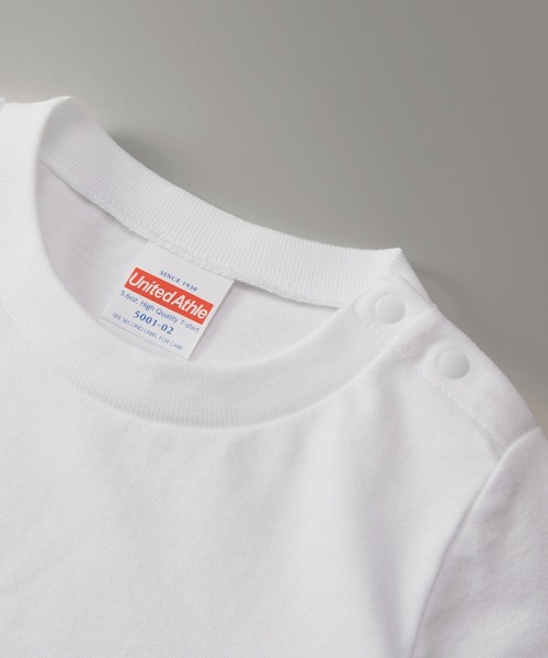 United Athle(ユナイテッドアスレ)の「5.6オンス ハイクオリティー Tシャツ 〈90~130cm〉ナチュラル(Tシャツ/カットソー・キッズ・ナチュラル・90/110/130)」の3枚目の写真