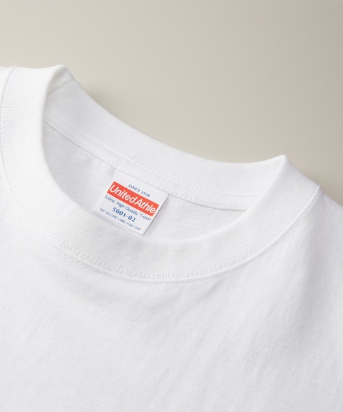 United Athle(ユナイテッドアスレ)の「5.6オンス ハイクオリティー Tシャツ 〈90~130cm〉ナチュラル(Tシャツ/カットソー・キッズ・ナチュラル・90/110/130)」の4枚目の写真