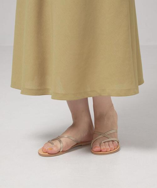 closet story（クローゼットストーリー）の「＜closet story＞□CSC バックキリカエ バイヤススカート -手洗い可能-（スカート・レディース・ライム/ナチュラル・FREE）」の8枚目の写真