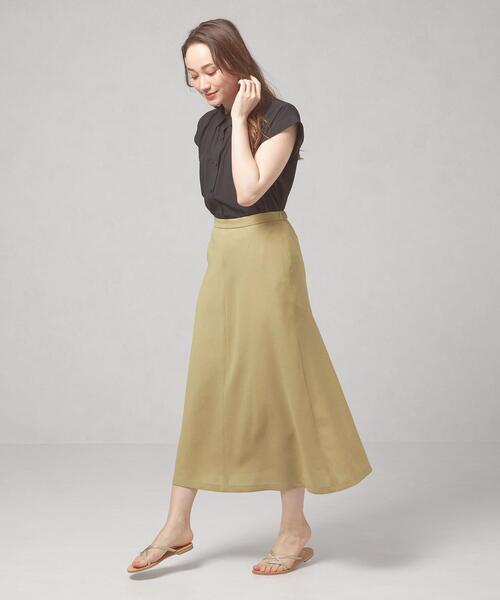 closet story（クローゼットストーリー）の「＜closet story＞□CSC バックキリカエ バイヤススカート -手洗い可能-（スカート・レディース・ライム/ナチュラル・FREE）」の10枚目の写真