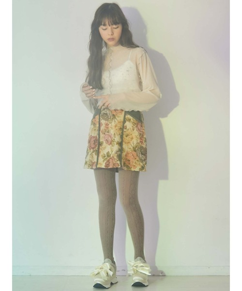 merry jenny（メリージェニー）の「グリッターエアリーメロウチュニック（チュニック・レディース・アイボリー/ピンク/ライトブルー/ダークネイビー・FREE）」の20枚目の写真