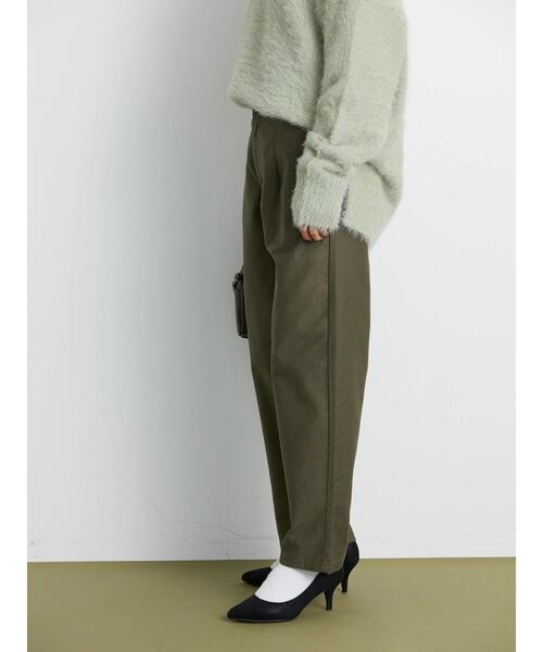 AMERICAN HOLIC（アメリカンホリック）の「バックツイルワイドパンツ（その他パンツ・レディース・ベージュ/カーキ・S/M/L）」の5枚目の写真