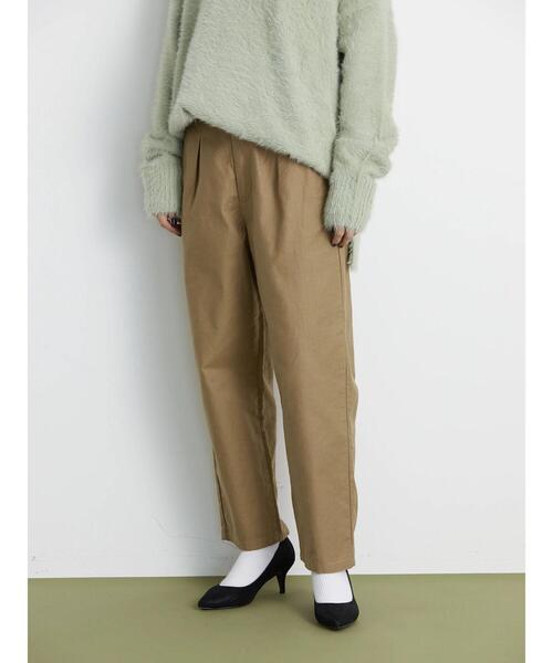 AMERICAN HOLIC（アメリカンホリック）の「バックツイルワイドパンツ（その他パンツ・レディース・ベージュ/カーキ・S/M/L）」の7枚目の写真