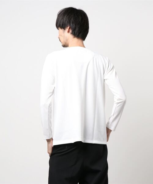Sig FREAK'S STORE(シグフリークスストア)の「Goldwin/ゴールドウィン Re-Pose L/S T-Shirt/リポーズ ロングスリーブTシャツ(Tシャツ/カットソー・メンズ・ホワイト・MEDIUM)」の3枚目の写真