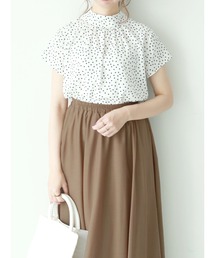 Te chichi | ランダムドットボウタイ2wayブラウス(シャツ/ブラウス)