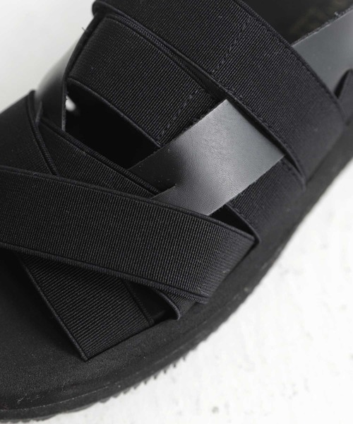 antiqua（アンティカ）の「「超軽量。」ゴムサンダル（サンダル・レディース・ブラック・LL/S/M/L）」の17枚目の写真