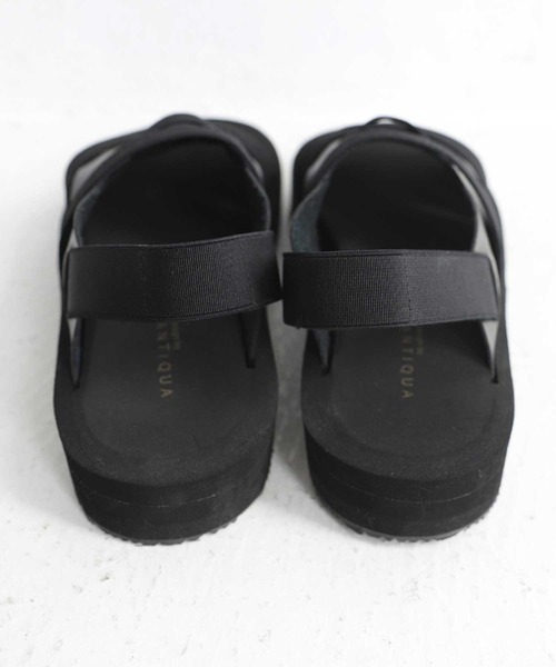 antiqua（アンティカ）の「「超軽量。」ゴムサンダル（サンダル・レディース・ブラック・LL/S/M/L）」の22枚目の写真