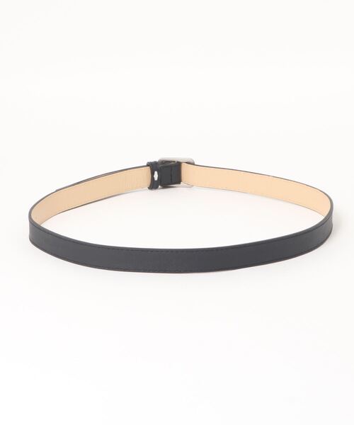 kutir(クティール)の「kutirlune/【調節自由】スクエアバックルベルト(ベルト・レディース・ブラック/ダークブラウン・FREE)」の3枚目の写真