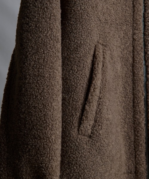 WYM LIDNM（ウィム バイ リドム）の「OVERSIZED BOA BLOUSON（ブルゾン・メンズ・ベージュ/ブラウン・S/M/L）」の18枚目の写真