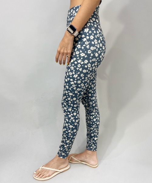 Ungrid（アングリッド）の「【ムラサキスポーツ別注】UNGRID/アングリッド 水陸両用 /小花柄フィットネスレギンス/セットアップ対応   61314（レギンス/スパッツ・レディース・グリーン/ホワイト・L/M）」の4枚目の写真