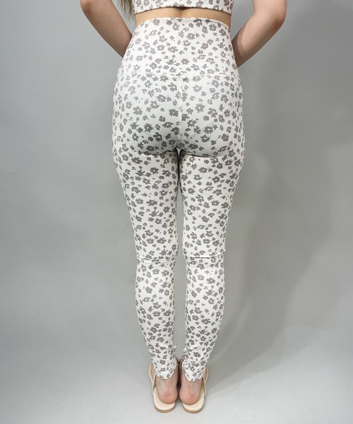 Ungrid（アングリッド）の「【ムラサキスポーツ別注】UNGRID/アングリッド 水陸両用 /小花柄フィットネスレギンス/セットアップ対応   61314（レギンス/スパッツ・レディース・グリーン/ホワイト・L/M）」の11枚目の写真