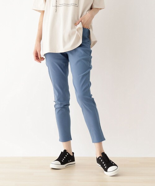 SHOO・LA・RUE(シューラルー)の「◆【S-LL/股下短め/3Dスキャン】スリムフィットスキニー(その他パンツ・レディース・ブラック/ブルー/ベージュ/オリーブ・04/03/01/02)」の1枚目の写真