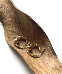 Taaii（ターイ）の「Taaii : SILVER925 BEADS HOOP PIERCE / シルバー925 ビーズフープピアス（ピアス（両耳用））」