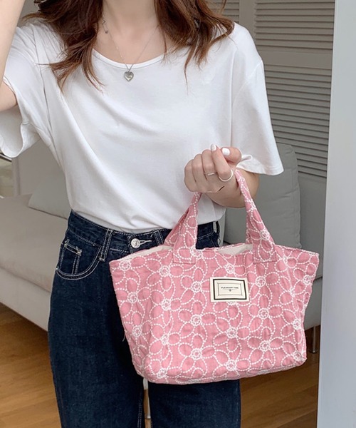 セール コットン花柄トートバッグ トートバッグ Styleblock スタイルブロック のファッション通販 Zozotown