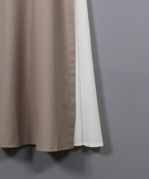 &g'aime（アンジェム）の「【&g’aime】ケープレイヤードワンピース（ワンピース・レディース・ブラック/ブルー/グレイッシュベージュ・FREE）」の7枚目の写真