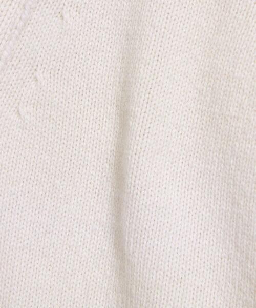 SLOANE（スローン）の「別注＜SLOANE（スローン）＞Vネック カーディガン †（カーディガン/ボレロ・レディース・オフホワイト/ダークグレー・FREE）」の10枚目の写真