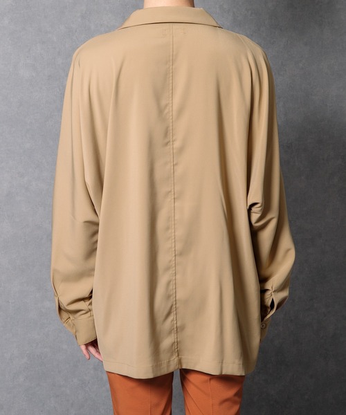 Adoon plain(アドーンプレーン)の「【Adoon plain】【1周年記念アイテム】長袖ドルマンシャツ(シャツ/ブラウス・メンズ・ホワイト/ブラック/ベージュ/ボルドー/ダークブルー・LARGE/MEDIUM)」の12枚目の写真