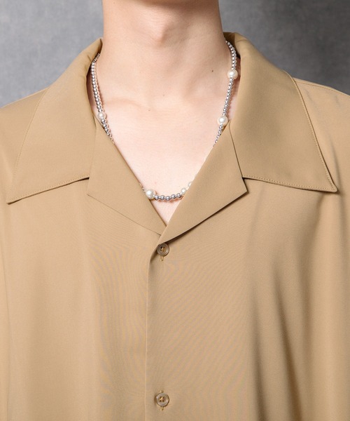 Adoon plain(アドーンプレーン)の「【Adoon plain】【1周年記念アイテム】長袖ドルマンシャツ(シャツ/ブラウス・メンズ・ホワイト/ブラック/ベージュ/ボルドー/ダークブルー・LARGE/MEDIUM)」の13枚目の写真