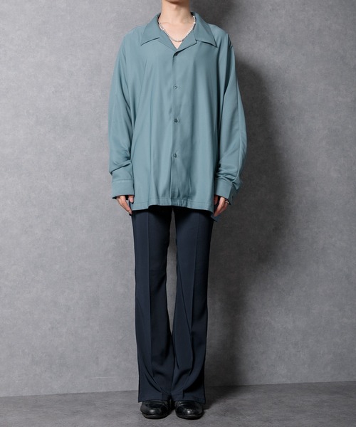 Adoon plain(アドーンプレーン)の「【Adoon plain】【1周年記念アイテム】長袖ドルマンシャツ(シャツ/ブラウス・メンズ・ホワイト/ブラック/ベージュ/ボルドー/ダークブルー・LARGE/MEDIUM)」の17枚目の写真