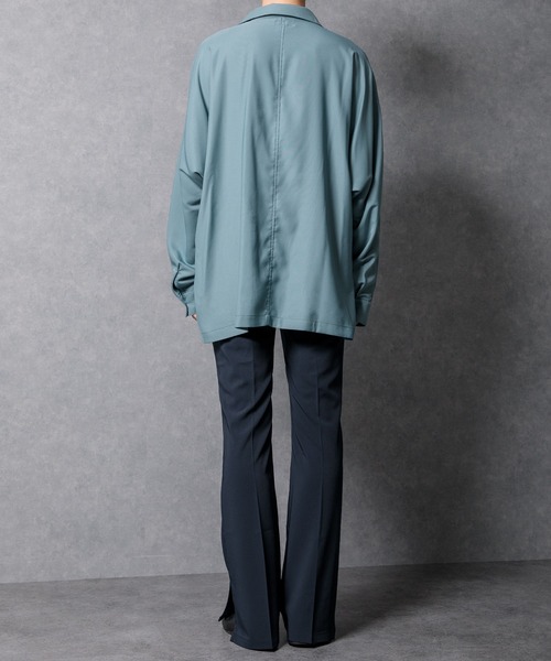 Adoon plain(アドーンプレーン)の「【Adoon plain】【1周年記念アイテム】長袖ドルマンシャツ(シャツ/ブラウス・メンズ・ホワイト/ブラック/ベージュ/ボルドー/ダークブルー・LARGE/MEDIUM)」の18枚目の写真