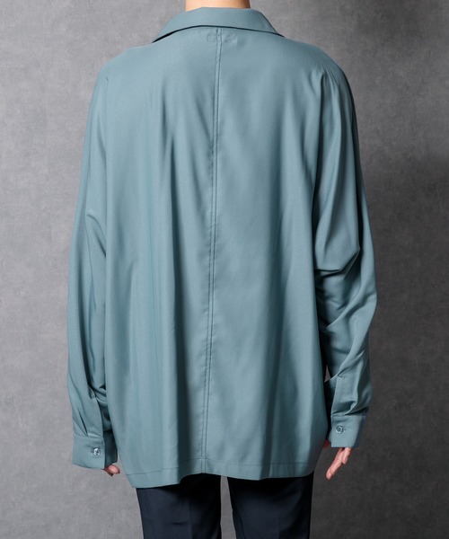 Adoon plain(アドーンプレーン)の「【Adoon plain】【1周年記念アイテム】長袖ドルマンシャツ(シャツ/ブラウス・メンズ・ホワイト/ブラック/ベージュ/ボルドー/ダークブルー・LARGE/MEDIUM)」の22枚目の写真