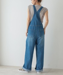ワイドシルエットオーバーオール
