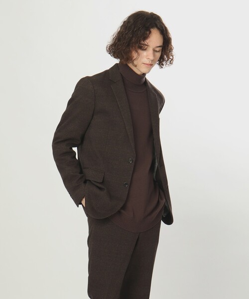tk.TAKEO KIKUCHI(ティーケータケオキクチ)の「◆コットンウール360度ストレッチジャケット(セットアップ対応)(スーツジャケット・メンズ・ダークブラウン系1/ネイビー系9/チャコールグレー・02/01/04/03)」の12枚目の写真