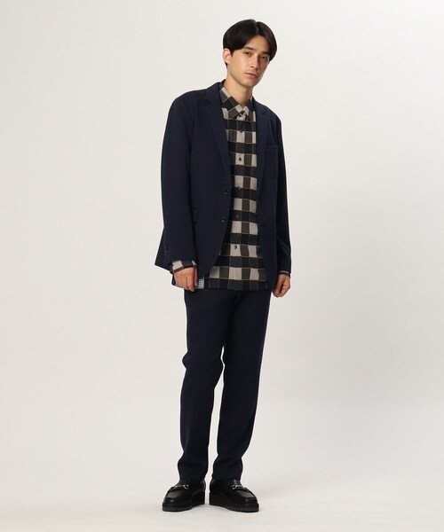 tk.TAKEO KIKUCHI(ティーケータケオキクチ)の「◆コットンウール360度ストレッチジャケット(セットアップ対応)(スーツジャケット・メンズ・ダークブラウン系1/ネイビー系9/チャコールグレー・02/01/04/03)」の15枚目の写真