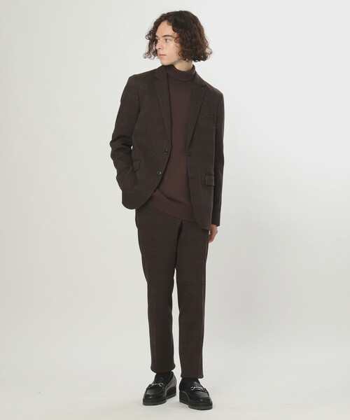 tk.TAKEO KIKUCHI(ティーケータケオキクチ)の「◆コットンウール360度ストレッチジャケット(セットアップ対応)(スーツジャケット・メンズ・ダークブラウン系1/ネイビー系9/チャコールグレー・02/01/04/03)」の8枚目の写真