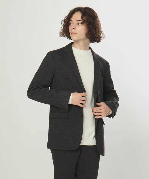 tk.TAKEO KIKUCHI(ティーケータケオキクチ)の「◆コットンウール360度ストレッチジャケット(セットアップ対応)(スーツジャケット・メンズ・ダークブラウン系1/ネイビー系9/チャコールグレー・02/01/04/03)」の16枚目の写真