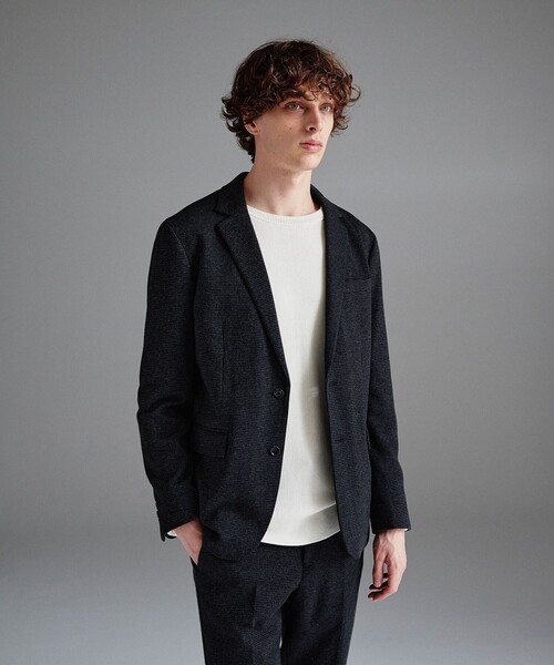 tk.TAKEO KIKUCHI(ティーケータケオキクチ)の「◆コットンウール360度ストレッチジャケット(セットアップ対応)(スーツジャケット・メンズ・ダークブラウン系1/ネイビー系9/チャコールグレー・02/01/04/03)」の9枚目の写真