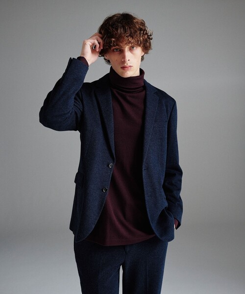 tk.TAKEO KIKUCHI(ティーケータケオキクチ)の「◆コットンウール360度ストレッチジャケット(セットアップ対応)(スーツジャケット・メンズ・ダークブラウン系1/ネイビー系9/チャコールグレー・02/01/04/03)」の6枚目の写真