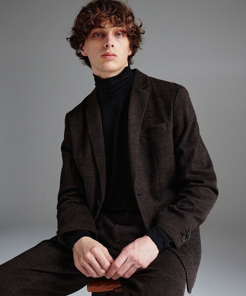 tk.TAKEO KIKUCHI(ティーケータケオキクチ)の「◆コットンウール360度ストレッチジャケット(セットアップ対応)(スーツジャケット・メンズ・ダークブラウン系1/ネイビー系9/チャコールグレー・02/01/04/03)」の20枚目の写真