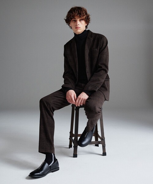 tk.TAKEO KIKUCHI(ティーケータケオキクチ)の「◆コットンウール360度ストレッチジャケット(セットアップ対応)(スーツジャケット・メンズ・ダークブラウン系1/ネイビー系9/チャコールグレー・02/01/04/03)」の22枚目の写真