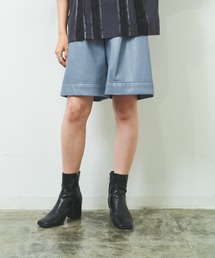 HERENCIA | フェイクレザー ショートパンツ(その他パンツ)
